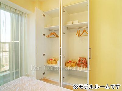 パークキューブ愛宕山タワーの写真 クローゼット ※22階の同じ間取タイプを撮影。仕様が異なることがあります。