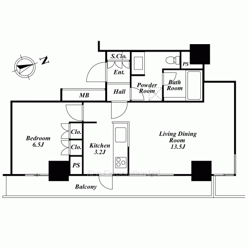 パークキューブ愛宕山タワーの写真 間取り