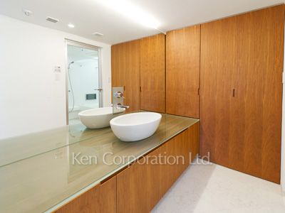 レジディア北新宿の写真 パウダールーム ※1階の同じ間取タイプを撮影。仕様が異なることがあります。