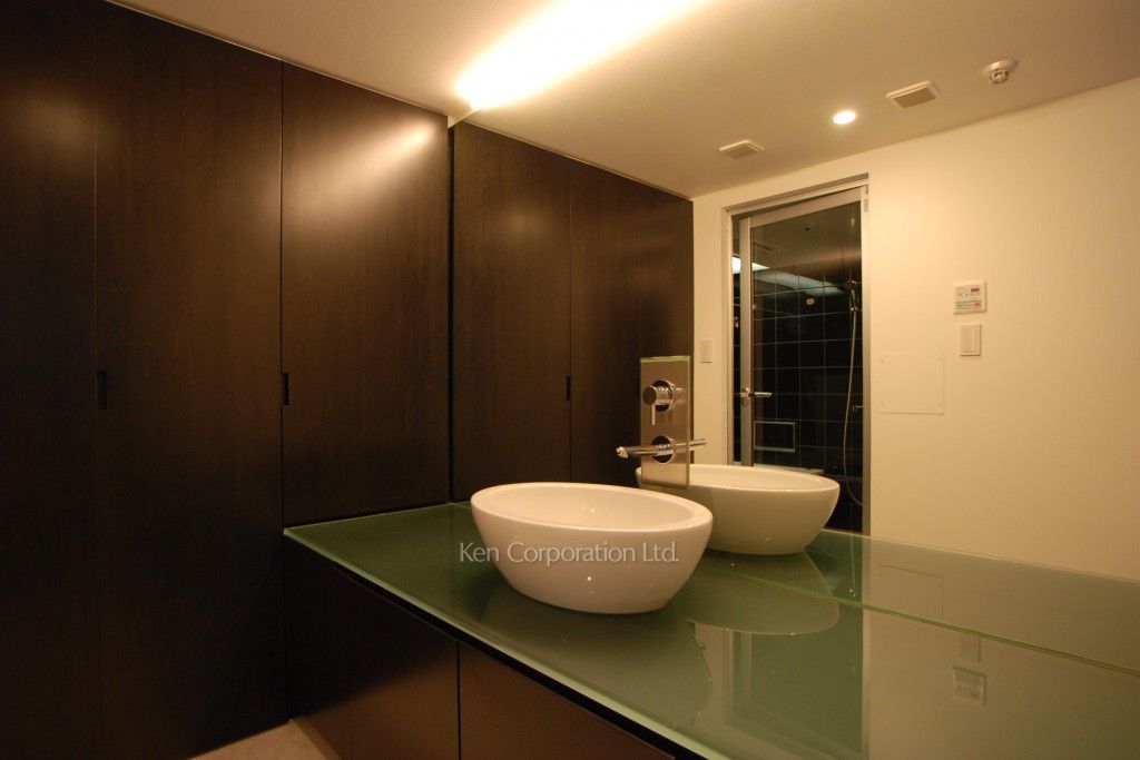 レジディア北新宿の写真 パウダールーム ※1階の同じ間取タイプを撮影。仕様が異なることがあります。