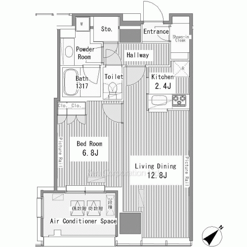MY TOWER RESIDENCEの写真 間取り