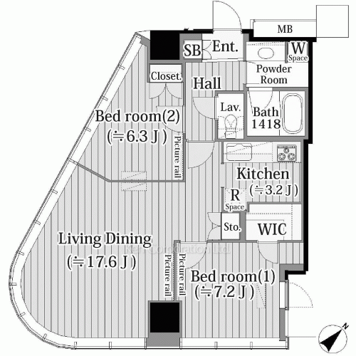 MY TOWER RESIDENCEの写真 間取り
