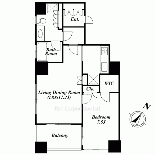 LaSante一番町の写真 間取り
