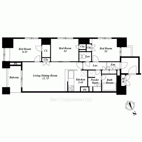 レジディア日本橋馬喰町の写真 間取り