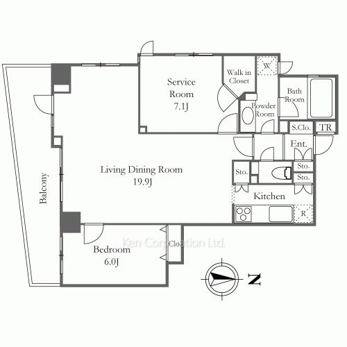 プライマル渋谷桜丘の写真 間取り