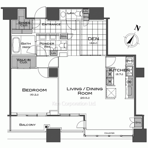 パークアクシス青山一丁目タワーの写真 間取り
