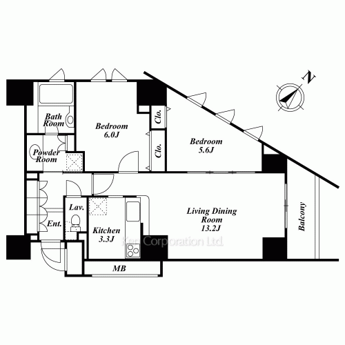 レジディアタワー中目黒の写真 間取り