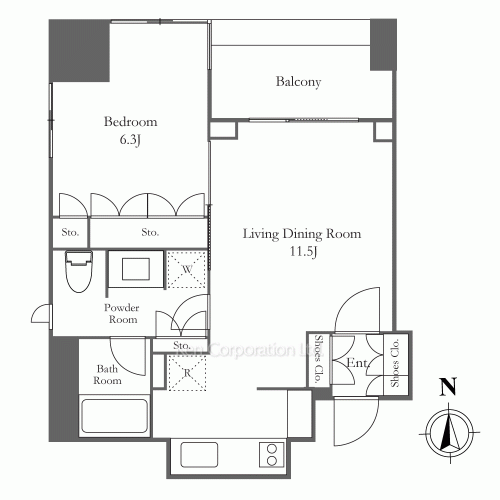 LaSante麻布十番の写真 間取り