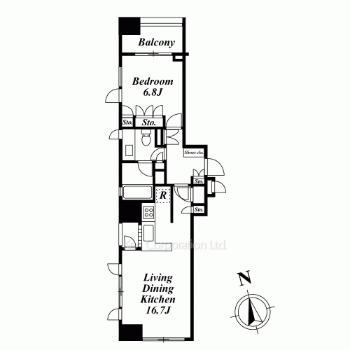 LaSante麻布十番の写真 間取り