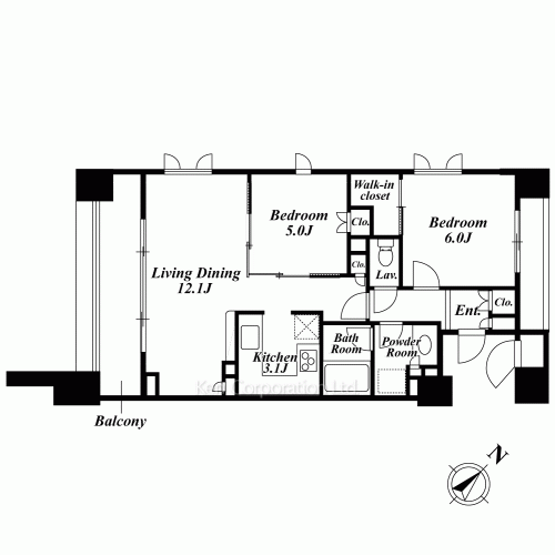 レジディア水道橋の写真 間取り