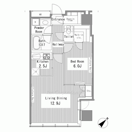 MY TOWER RESIDENCEの写真 間取り