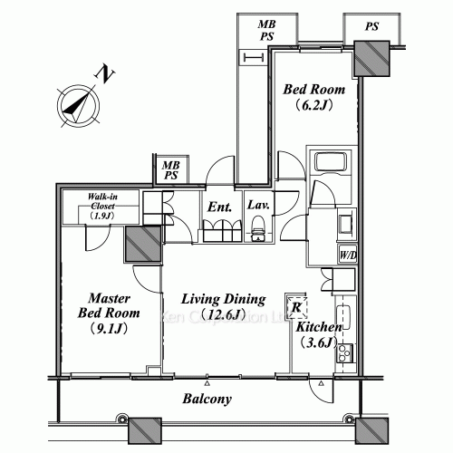 THE TOKYO TOWERS(賃貸専用部分)の写真 間取り