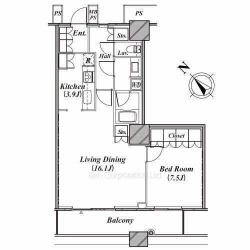 THE TOKYO TOWERS(賃貸専用部分)の写真 間取り