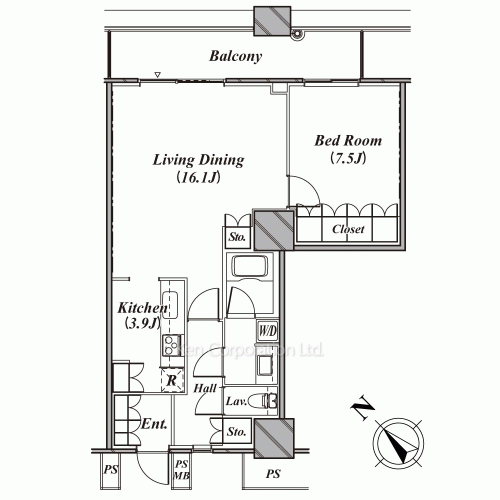 THE TOKYO TOWERS(賃貸専用部分)の写真 間取り