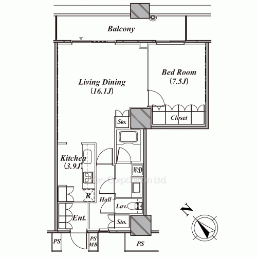 THE TOKYO TOWERS(賃貸専用部分)の写真 間取り