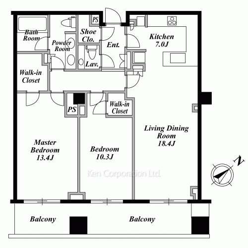 東京ミッドタウン・レジデンシィズの写真 間取り