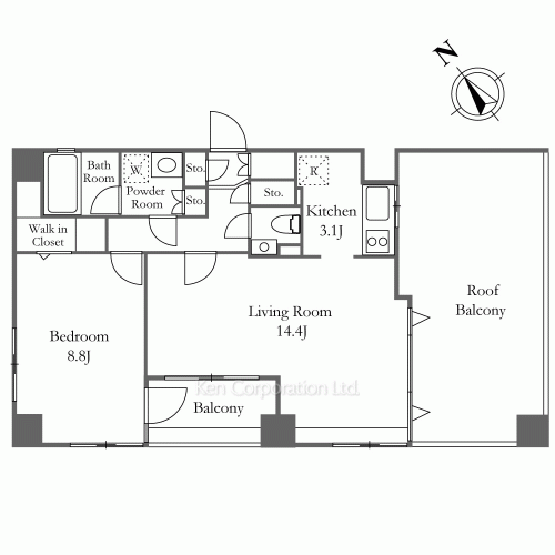 レジディア広尾南の写真 間取り
