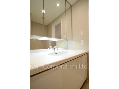 カスタリア高輪の写真 パウダールーム ※2階の同じ間取タイプを撮影。仕様が異なることがあります。