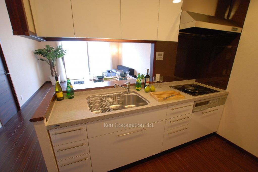 プライムアーバン新宿夏目坂タワーレジデンスの写真 キッチン ※19階の同じ間取タイプを撮影。仕様が異なることがあります。