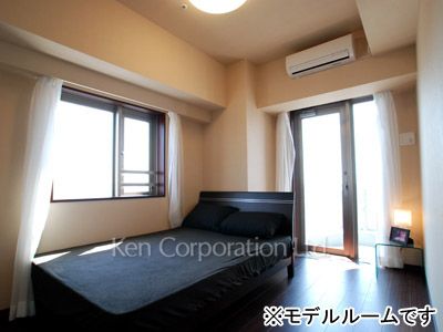 プライムアーバン新宿夏目坂タワーレジデンスの写真 ベッドルーム ※19階の同じ間取タイプを撮影。仕様が異なることがあります。