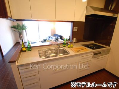 プライムアーバン新宿夏目坂タワーレジデンスの写真 キッチン ※19階の同じ間取タイプを撮影。仕様が異なることがあります。