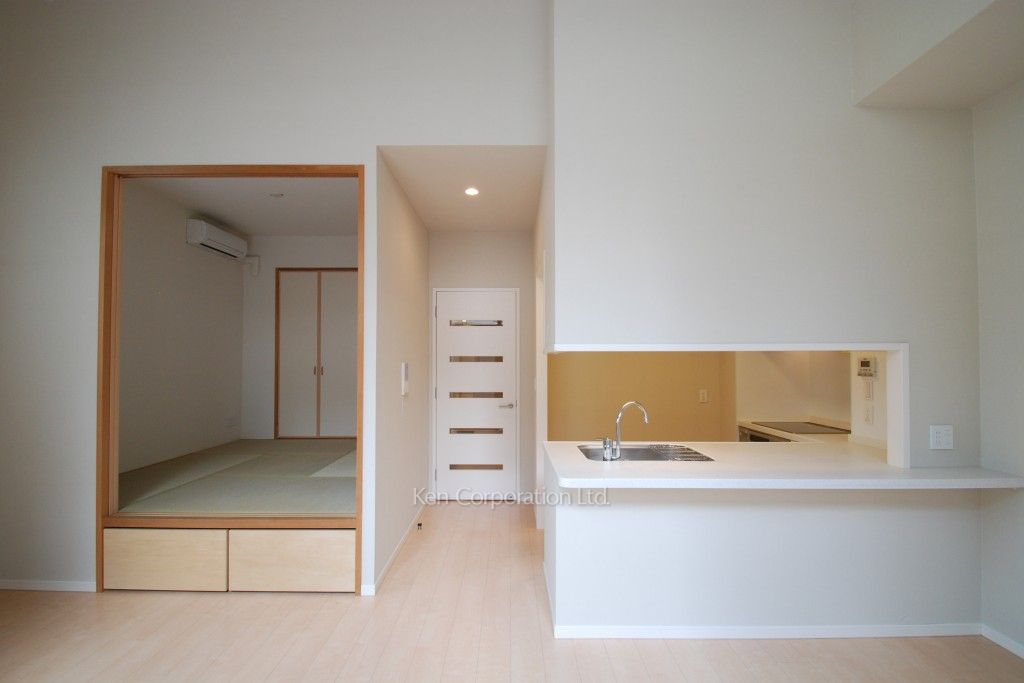 プライムアーバン新宿夏目坂タワーレジデンスの写真 リビングダイニング ※1階の同じ間取タイプを撮影。仕様が異なることがあります。