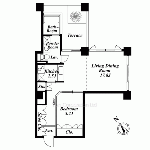 Qiz広尾の写真 間取り