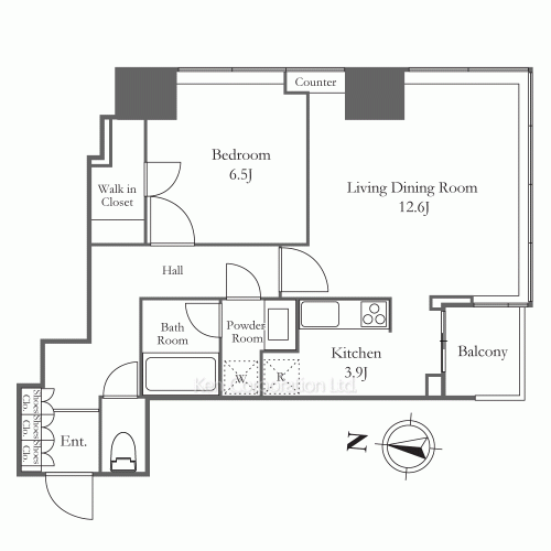 White Tower Hamamatsuchoの写真 間取り