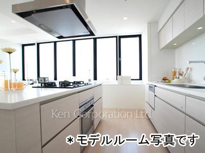 パークキューブ目黒タワーの写真 キッチン ※19階の同じ間取タイプを撮影。仕様が異なることがあります。