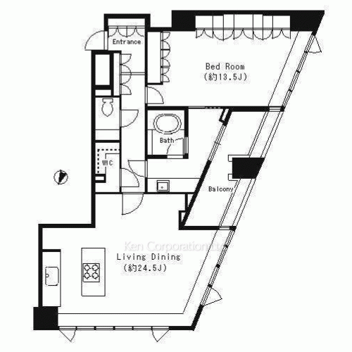 パークキューブ目黒タワーの写真 間取り