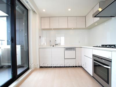 パークキューブ目黒タワーの写真 キッチン ※19階の同じ間取タイプを撮影。仕様が異なることがあります。