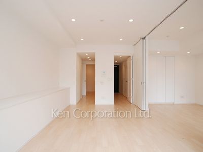 パークキューブ目黒タワーの写真 居室（LDなど） ※4階の同じ間取タイプを撮影。仕様が異なることがあります。