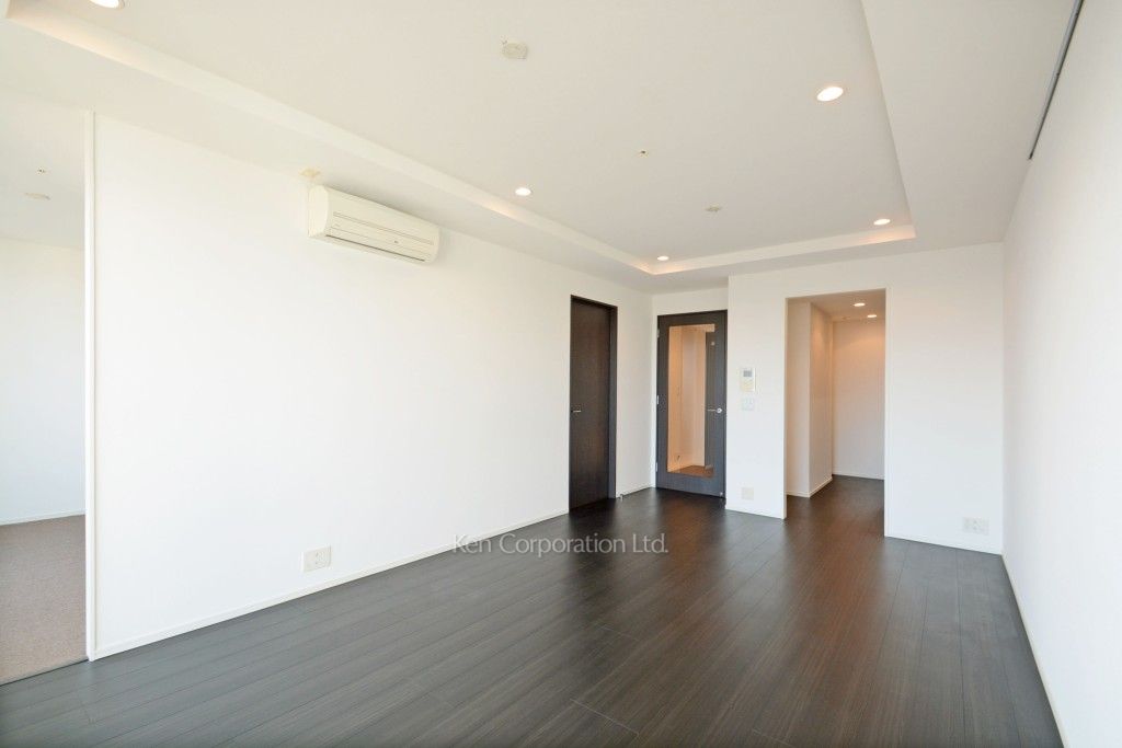 芝浦アイランド ブルームタワーの写真 居室（LDなど） ※18階の同じ間取タイプを撮影。仕様が異なることがあります。