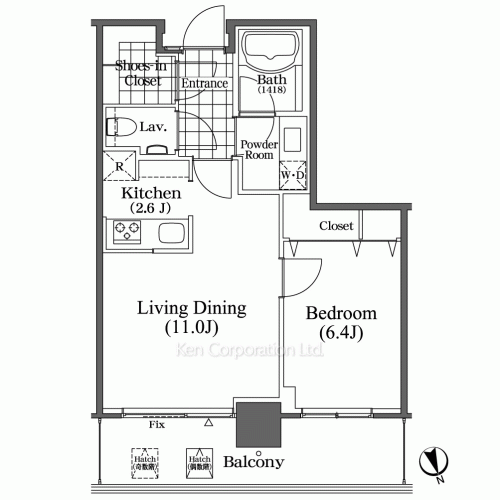 芝浦アイランド ブルームタワーの写真 間取り