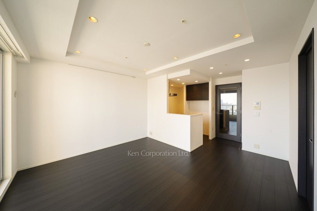 芝浦アイランド ブルームタワーの写真 居室（LDなど） ※28階の同じ間取タイプを撮影。仕様が異なることがあります。