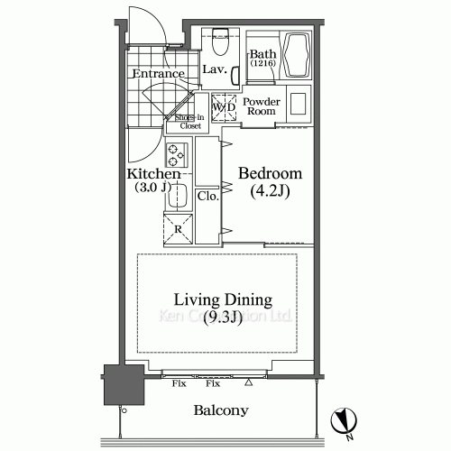 芝浦アイランド ブルームタワーの写真 間取り