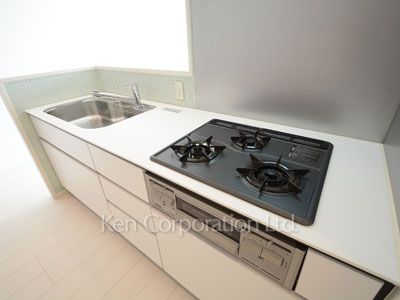 芝浦アイランド ブルームタワーの写真 キッチン ※35階の同じ間取タイプを撮影。仕様が異なることがあります。