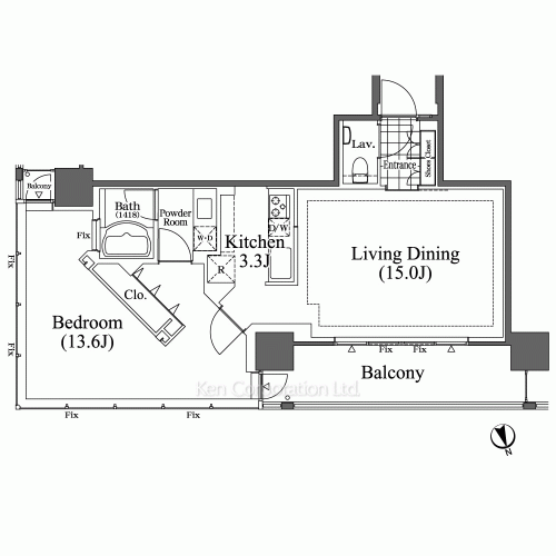 芝浦アイランド ブルームタワーの写真 間取り