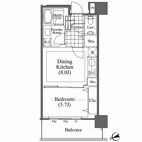 芝浦アイランド ブルームタワーの写真 間取り