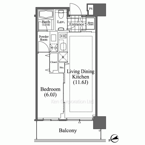 芝浦アイランド ブルームタワーの写真 間取り