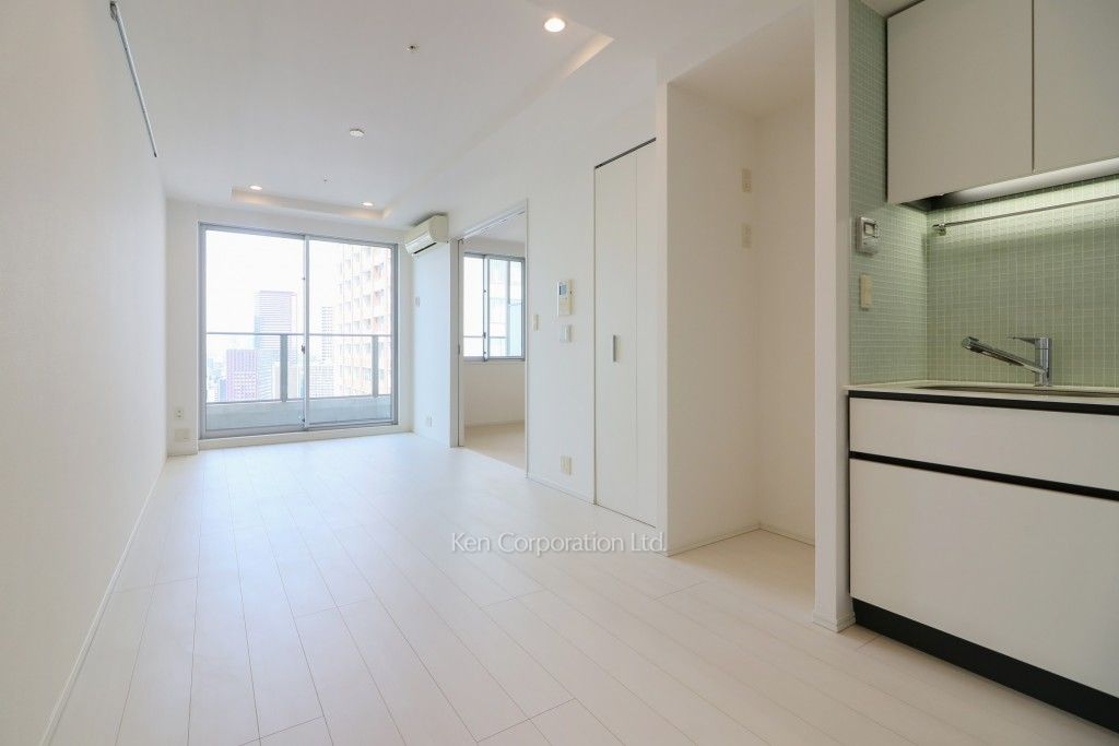 芝浦アイランド ブルームタワーの写真 居室（LDなど） ※25階の同じ間取タイプを撮影。仕様が異なることがあります。