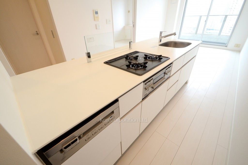 芝浦アイランド ブルームタワーの写真 キッチン ※22階の同じ間取タイプを撮影。仕様が異なることがあります。