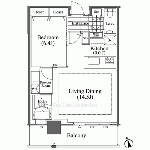 芝浦アイランド ブルームタワーの写真 間取り
