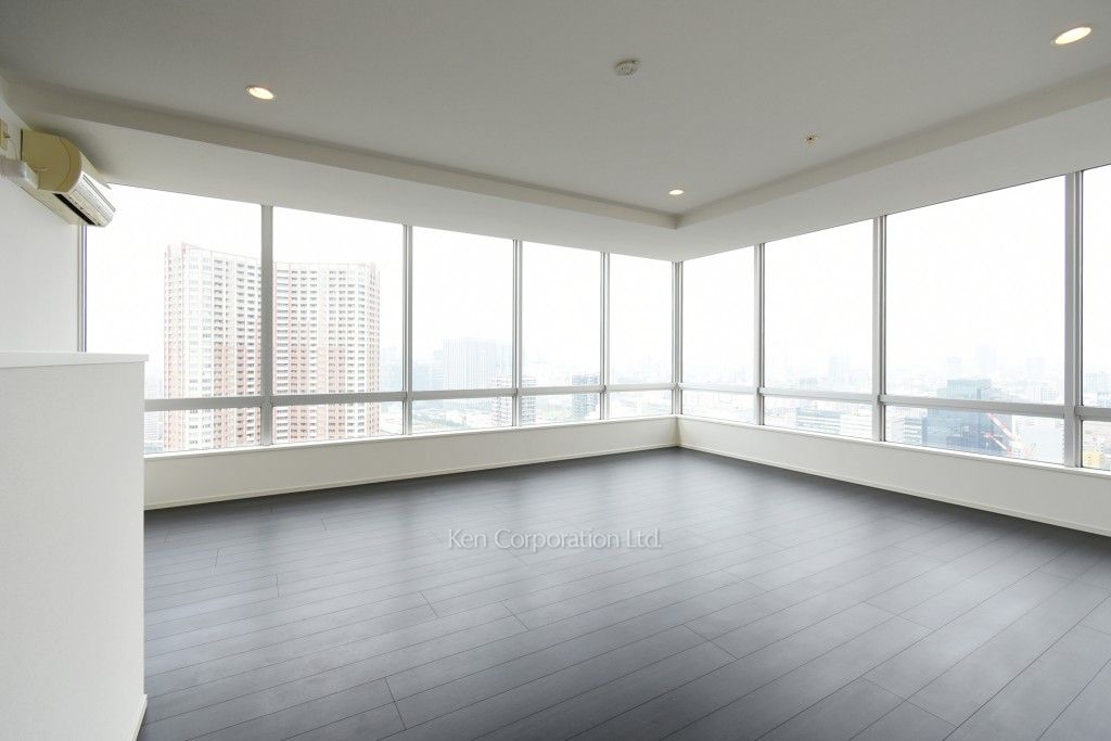 芝浦アイランド ブルームタワーの写真 居室（LDなど） ※34階の同じ間取タイプを撮影。仕様が異なることがあります。