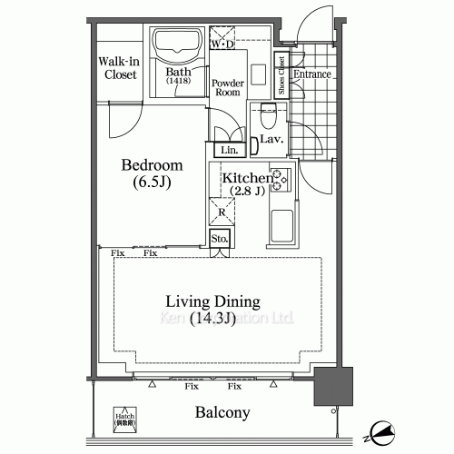 芝浦アイランド ブルームタワーの写真 間取り