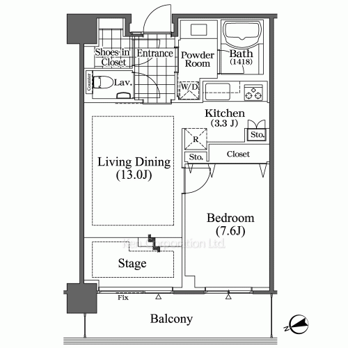 芝浦アイランド ブルームタワーの写真 間取り