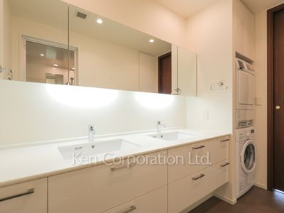 芝浦アイランド ブルームタワーの写真 パウダールーム ※46階の同じ間取タイプを撮影。仕様が異なることがあります。