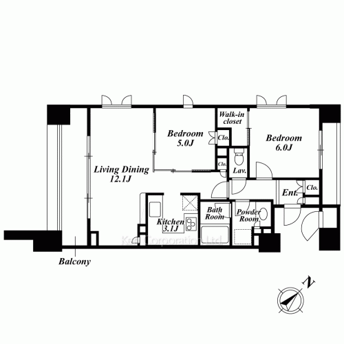 レジディア水道橋の写真 間取り