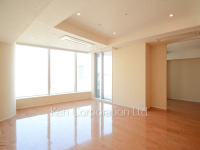 赤坂ザレジデンスの写真 居室（LDなど） ※15階の同じ間取タイプを撮影。仕様が異なることがあります。