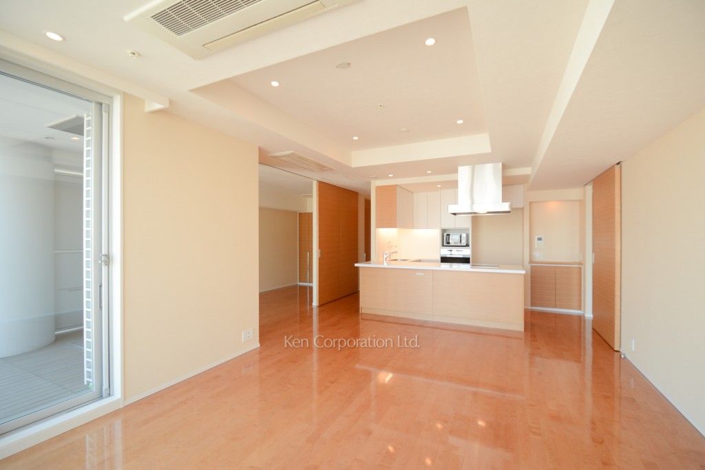 赤坂ザレジデンスの写真 居室（LDなど） ※15階の同じ間取タイプを撮影。仕様が異なることがあります。